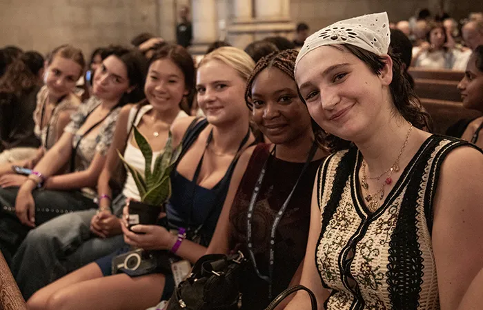 On August 28, new Barnard students join together for Convocation in Riverside Church