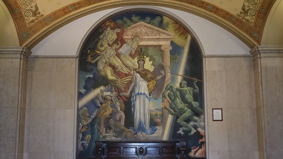 Butler Library mosaic