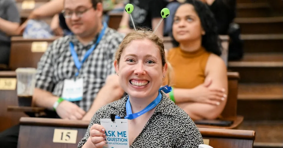 More than 300 events were held around the country to celebrate the release of the observatory’s first images. (Diane Bondareff/Columbia University).