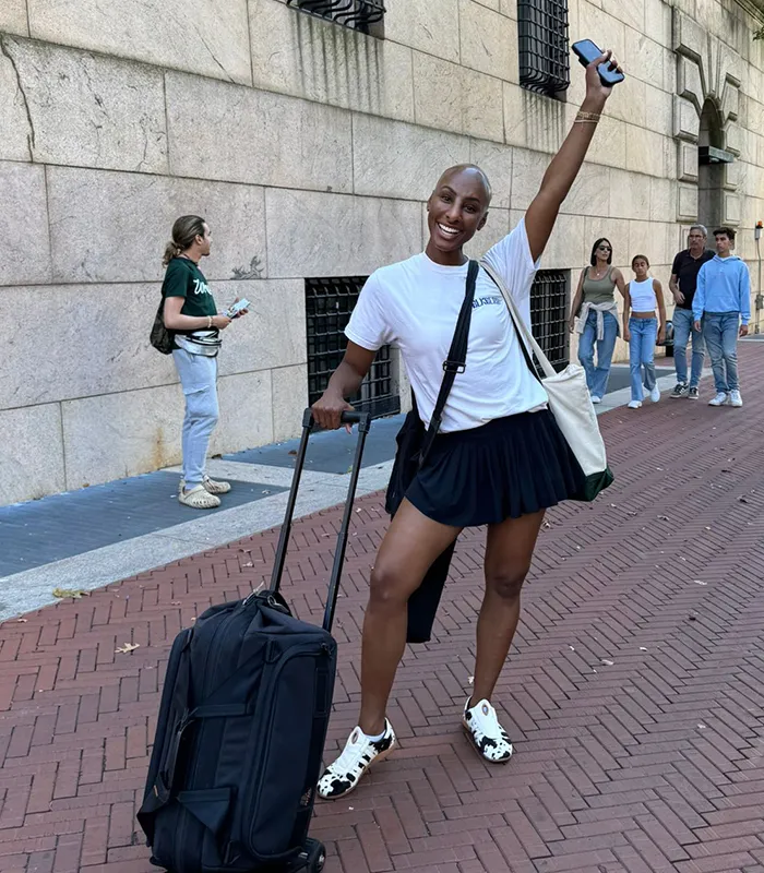 Columbia University student Aziza Shuler