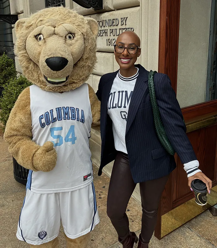 Columbia University student Aziza Shuler