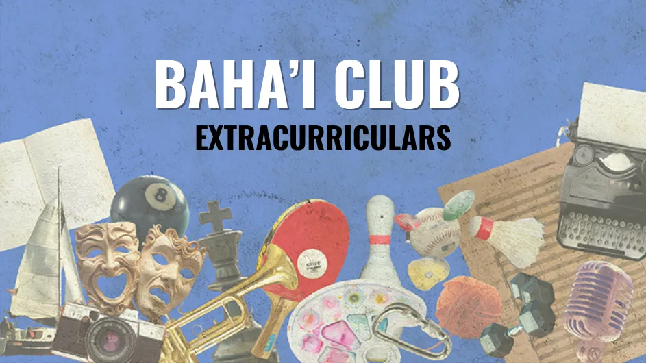 Illustration featuring Baha'i Club in the Extracurriculars series of Columbia News at Columbia University