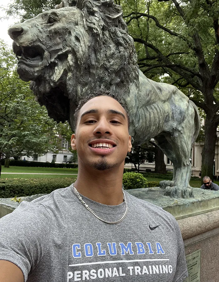 Columbia University student Elias Re