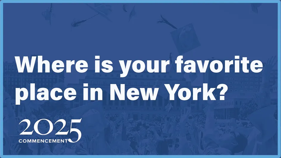 What is your favorite place in New York?