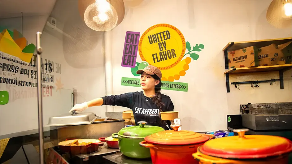 A student at Untied by Flavor
