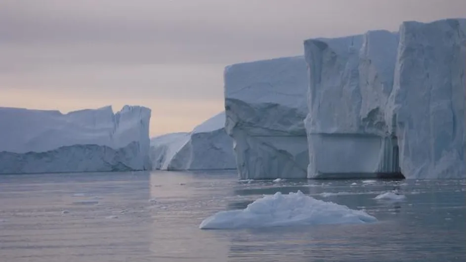 An iceberg in Greenland.