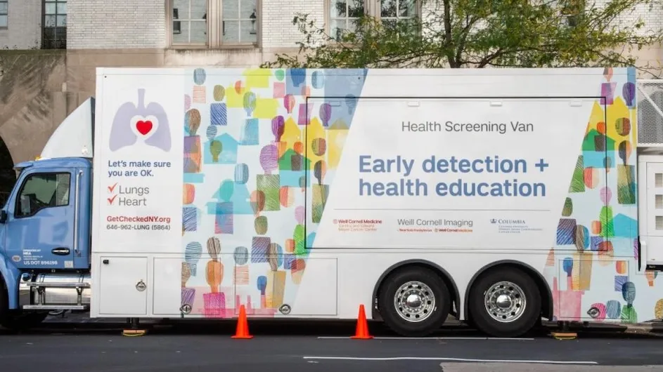 New York’s first mobile lung cancer screening van.