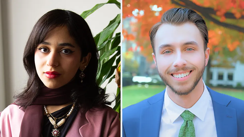 2026 Rhodes Scholars Fatima AlJarman AlNuaimi and Stanley Davis