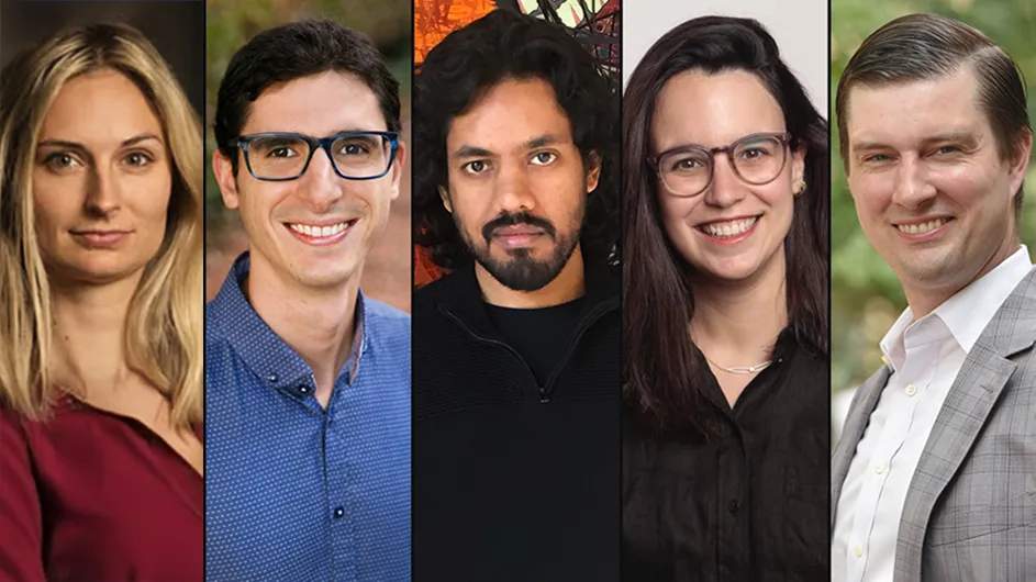 Left to Right: Lydia B. Chilton, Milan Delor, Vikram Gadagkar, Raquel Queiroz, and Evan D. Sadler
