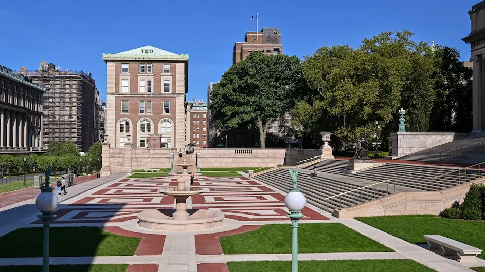 Newly renovated Low Plaza at Columbia’s Morningside campus. Photo by Diane Bondareff
