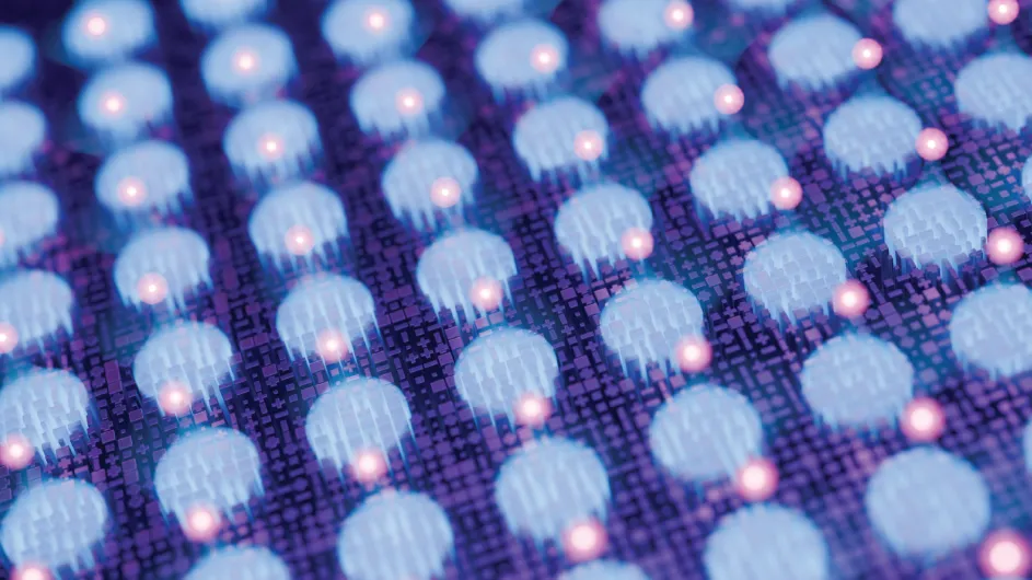 A neutral atom array.