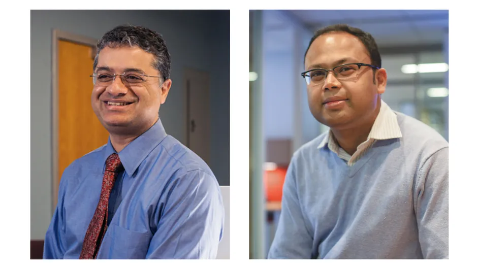 Vishal Misra (left) and Suman Jana
