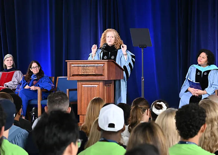 Jennifer Mnookin speaks at Convocation