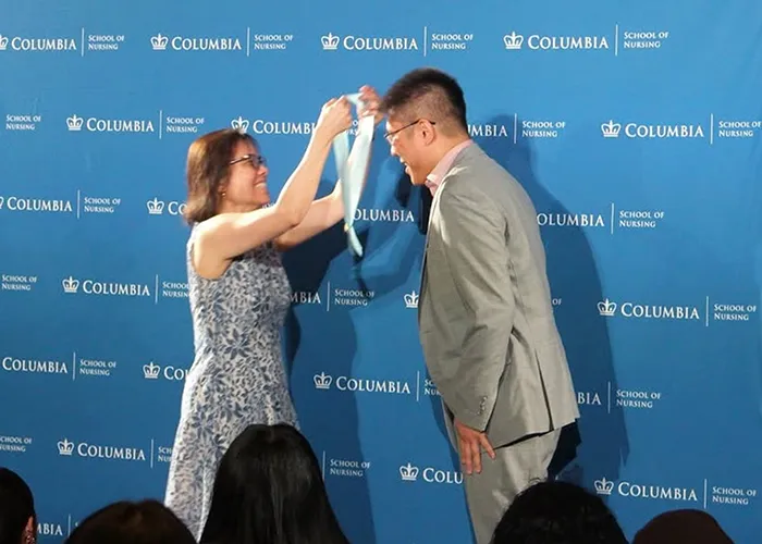 Columbia Nursing’s pinning ceremony.
