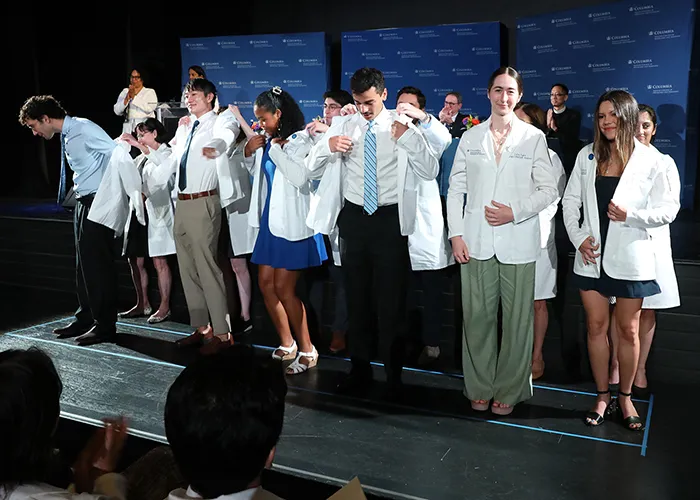 Vagelos College of Physicians & Surgeons white coat ceremony.