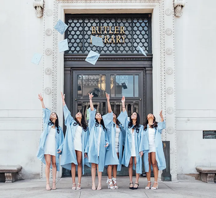 Nistha Lohani (BC'23), Mahira Kumar (BC'23), Anya Raj (BC'23), Atiriya Xaxena (SEAS'23), Sana Narayan (BC'23), Vidhi Jain (BC'23).