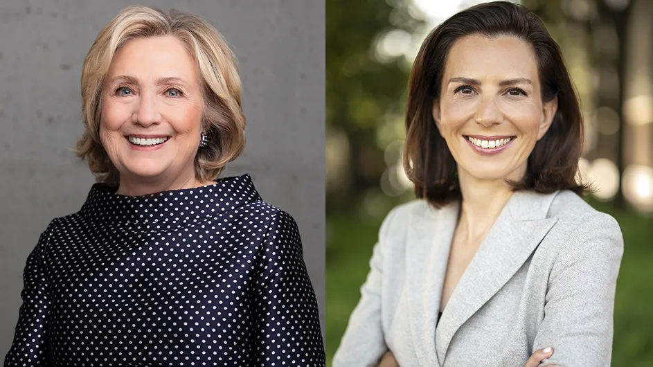 Columbia professors Hillary Clinton and Keren Yarhi-Milo