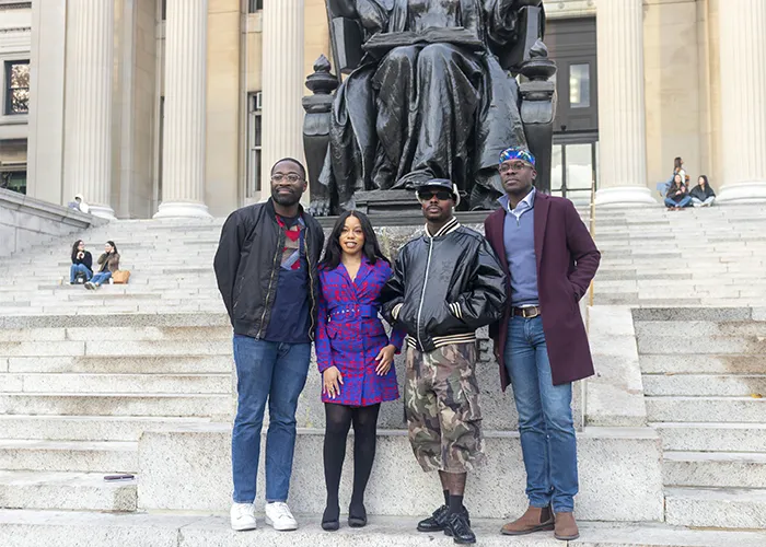 Ime Ekpo (GS’26) and friends