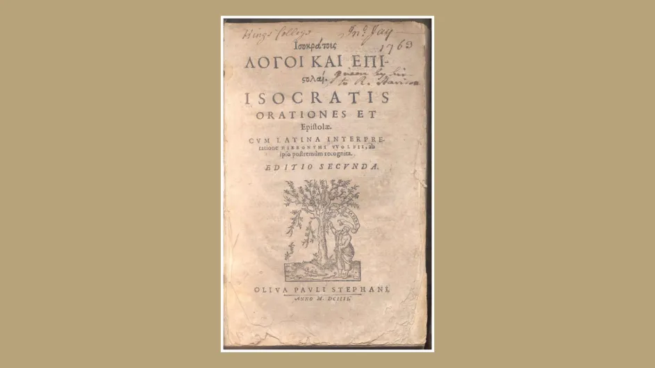 John Jay signed book