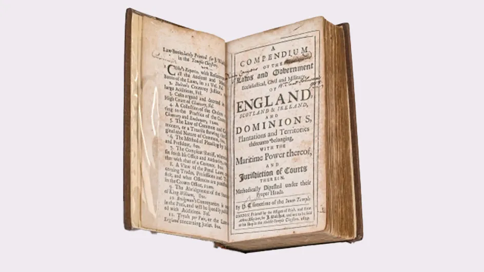 A Compedium of the Laws and Government of England