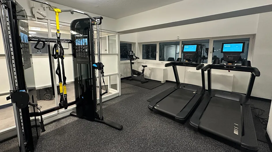 Treadmills and weightlifting machines