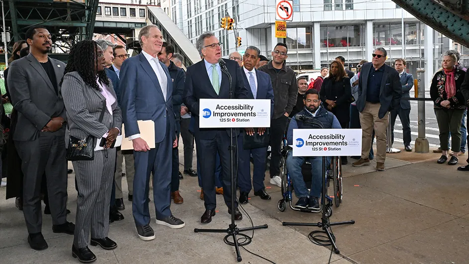 Columbia and MTA Partner to Improve Accessibility of 125 Street 1 Subway Station