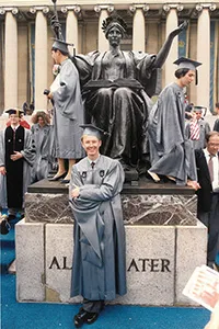 Stephen Wolgast (JRN’92) at his Columbia Commencement.