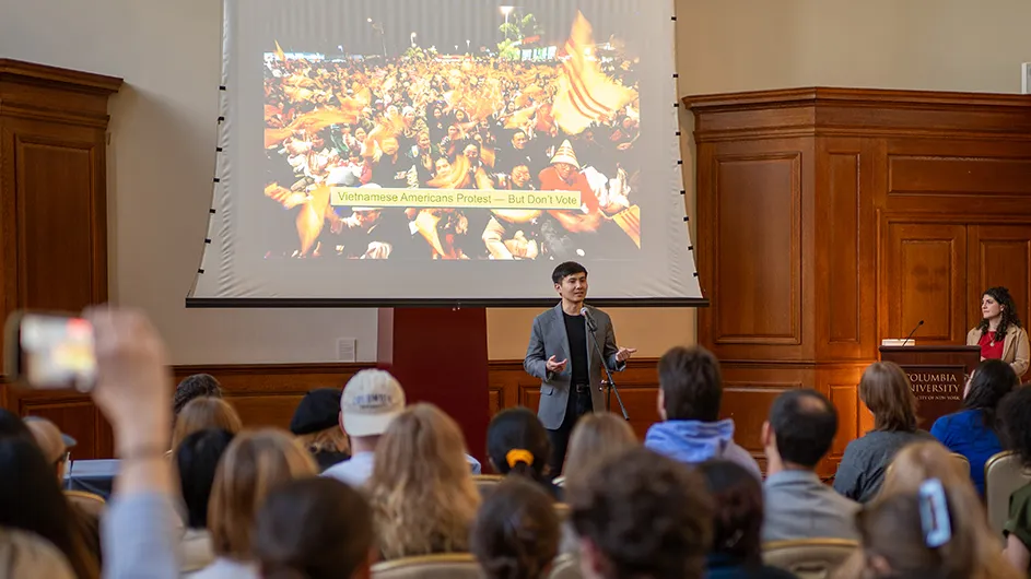 Columbia University student Haakon Huynh