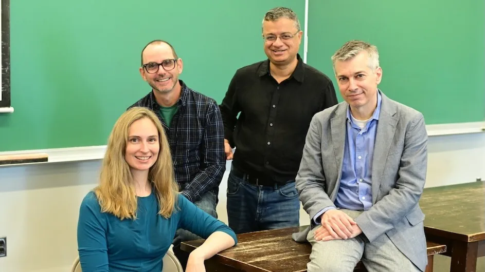 Clockwise left to right: Lydia Chilton, Adam Cannon, Vishal Misra, and Chris Wiggins.