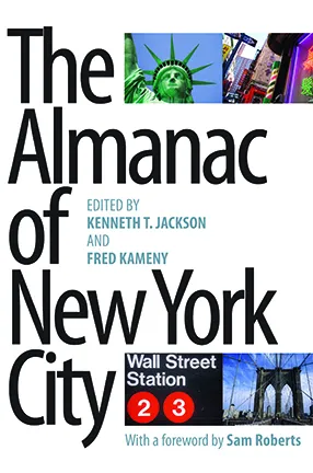 book cover of New York landmarks