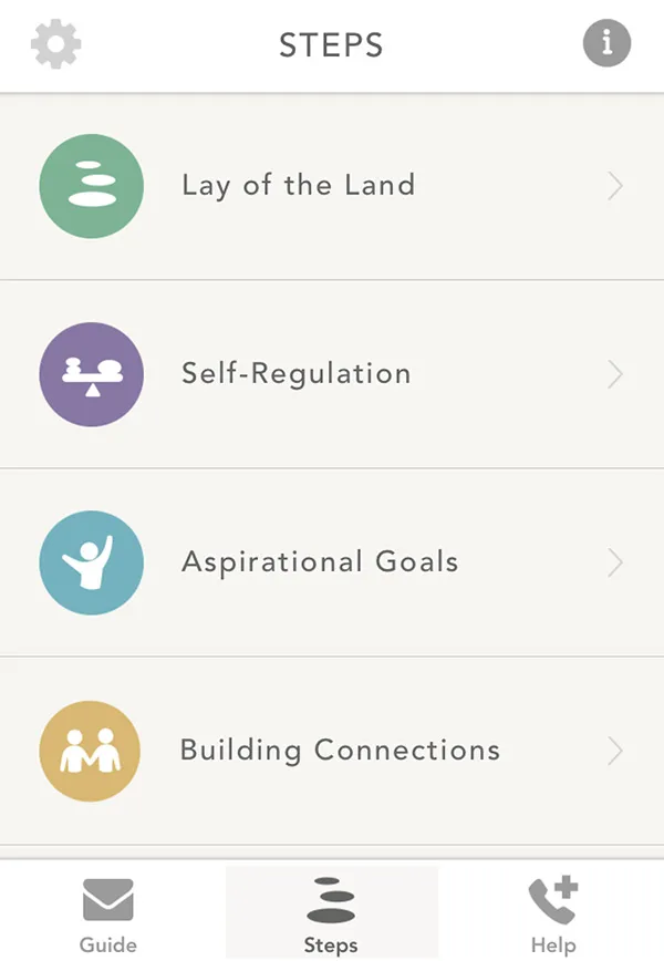 Menu page