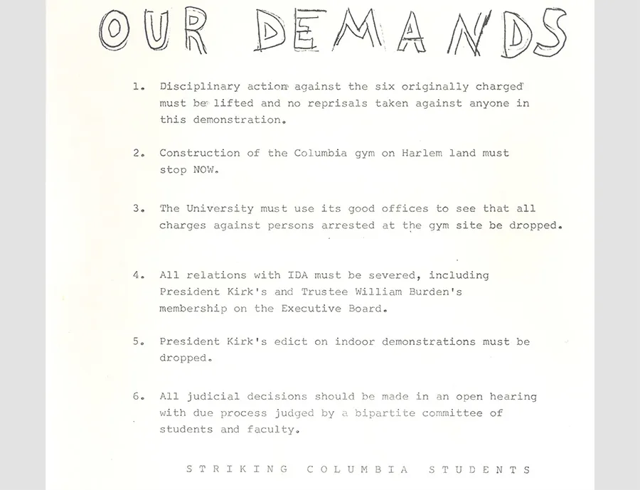 Our demands