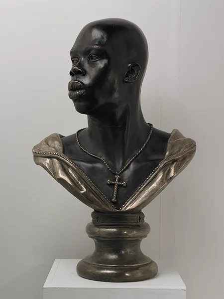 Bust of a man