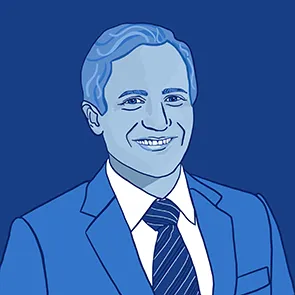 Illustration of David Greenberg 