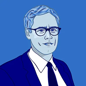 Illustration of Peter Coleman 