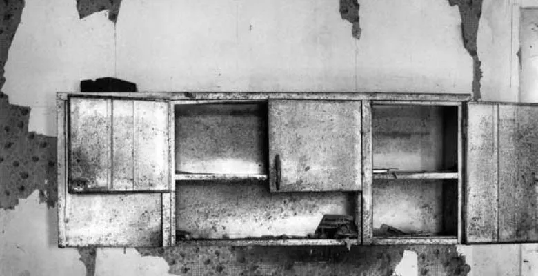 Photograph of old dresser