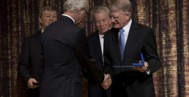 Robert Winchester accepting award
