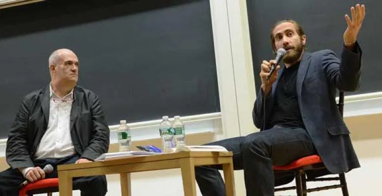 Colm Tóibín and Jake Gyllenhaal