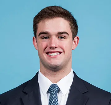 Patrick Eby, number 63 on the Lions football team. 