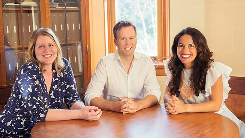 Nicole Hemmer, Neil J. Young, and Natalia Petrzela seated at a table