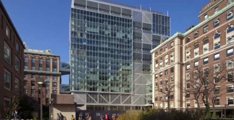 Glass building