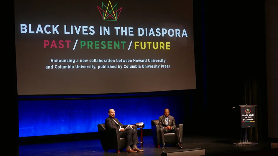 Black Lives in the Diaspora event with Columbia University Professor Josef Sorett and Omari Swinton