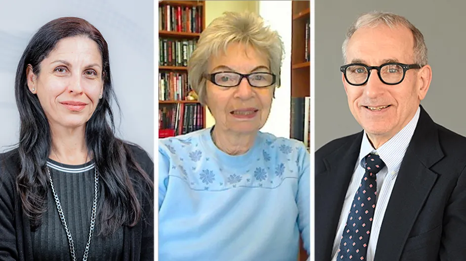Columbia University researchers Yaeli Bloch-Elkon and Brigitte Nacos and Professor Robert Shapiro