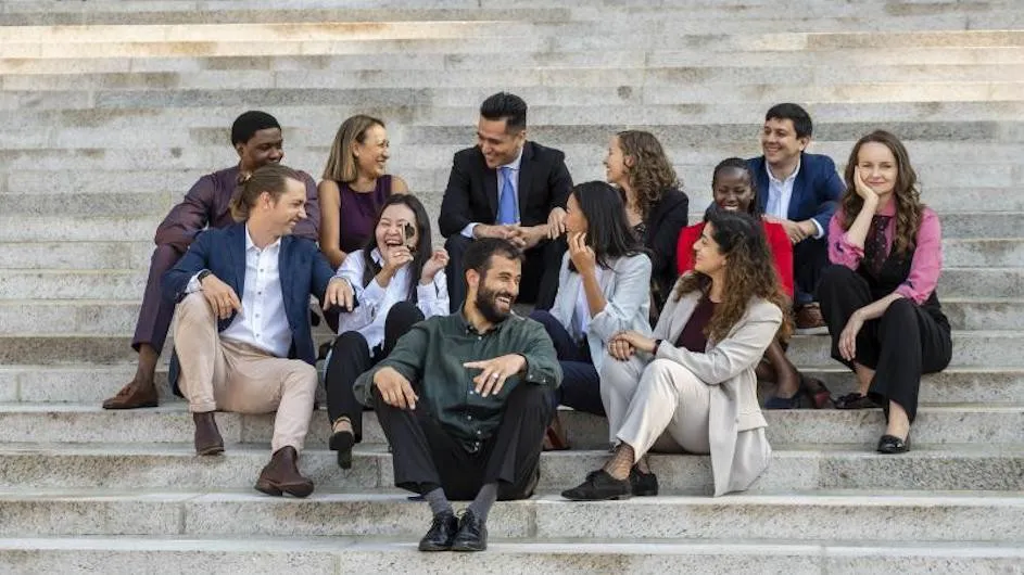 A group of Columbia Global scholars. 