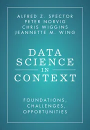The "Data Science in Context" book cover
