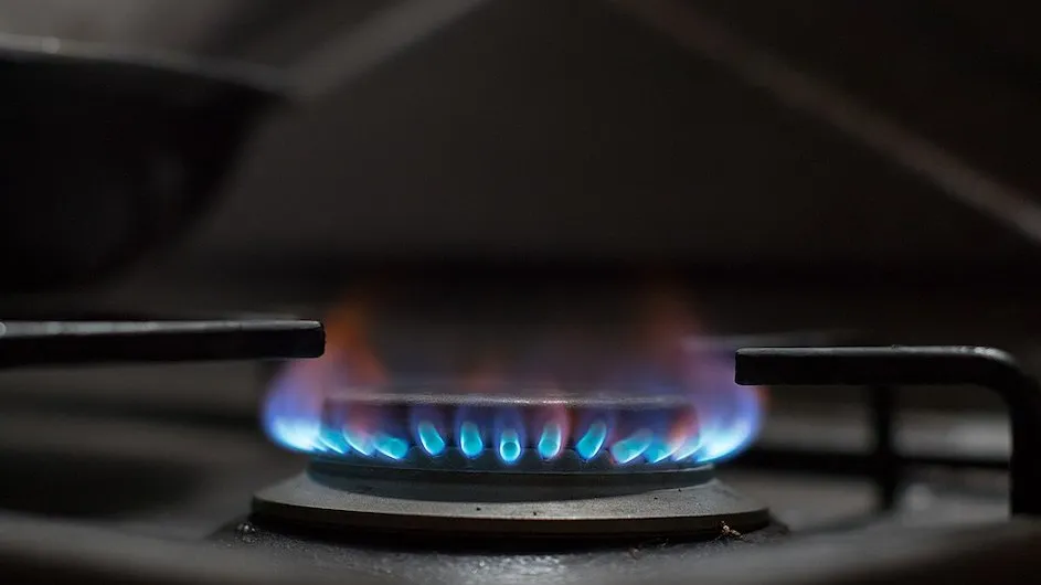 A gas stove burner.