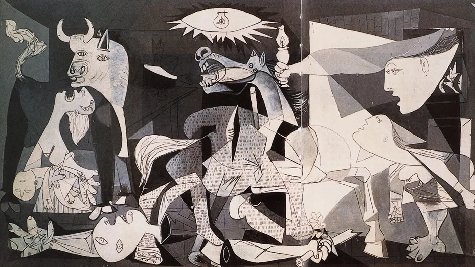 Picasso's famous 1937 painting, "Guernica"