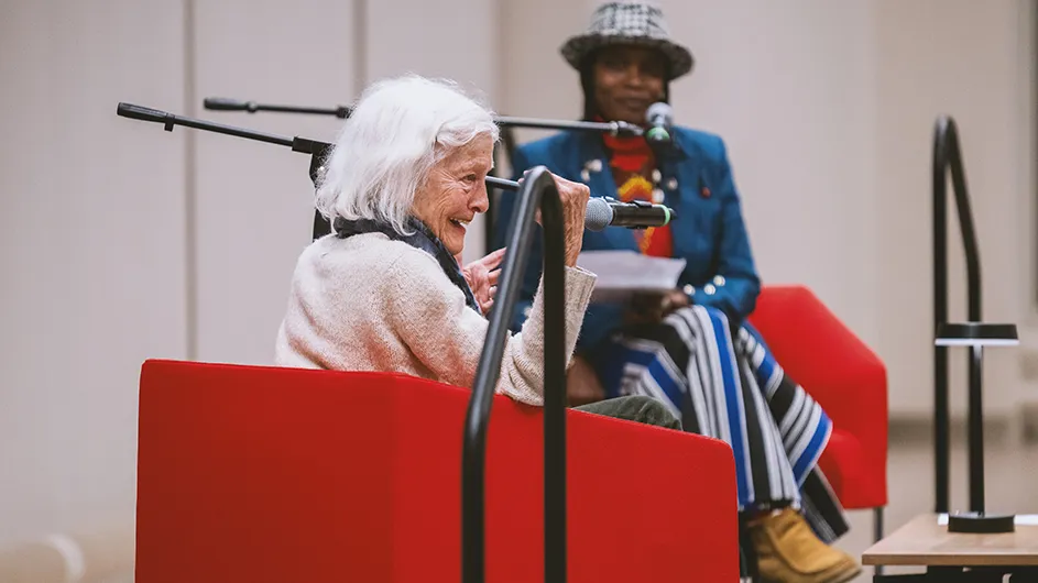 Columbia University alumna Joan Jonas