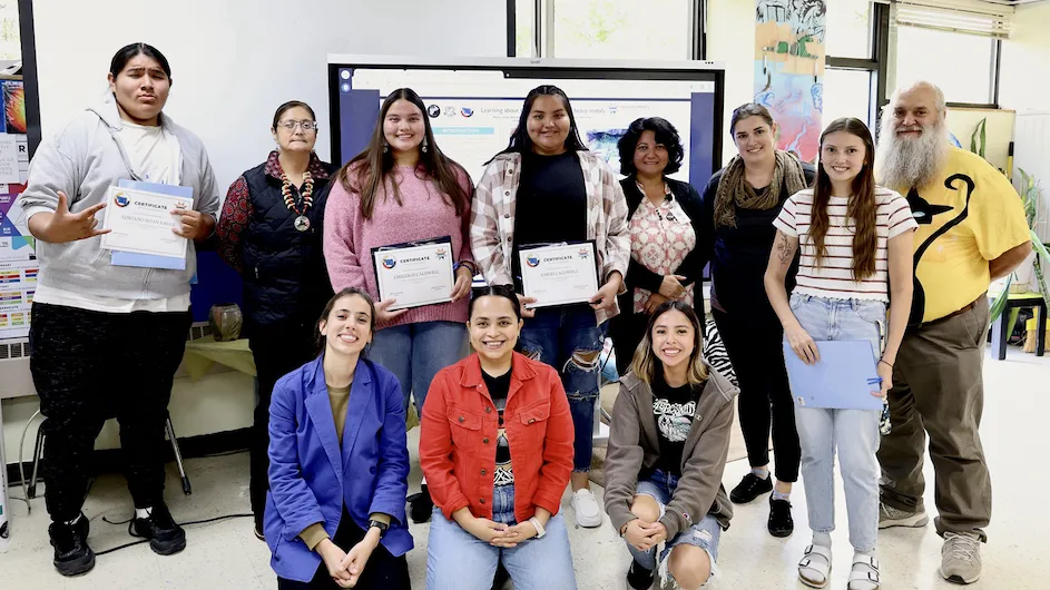 Participants in the Department of Environmental Health Sciences' EARTH program. 