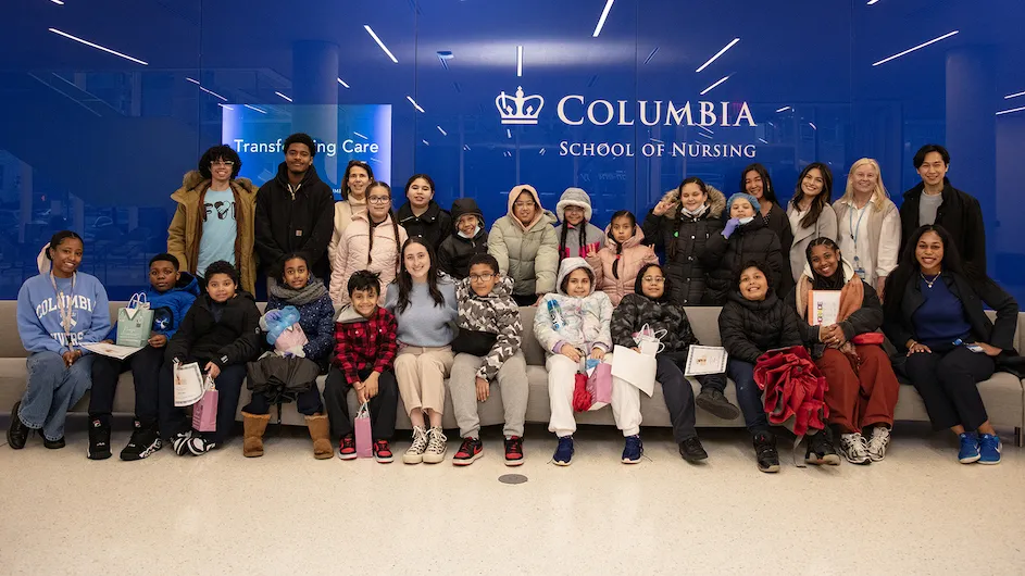 Columbia School of Nursing's Brain Health program connects fourth-grade students in P.S. 128 after-school programs with Nursing School students.